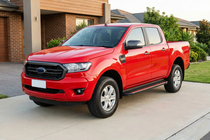 Ford Ranger 2011–2022 Side steps Maya Red (2 stuks, aluminium) foto 1