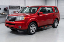 Honda Pilot 2008–2015 Side steps Maya Red (2 stuks, aluminium) foto 1