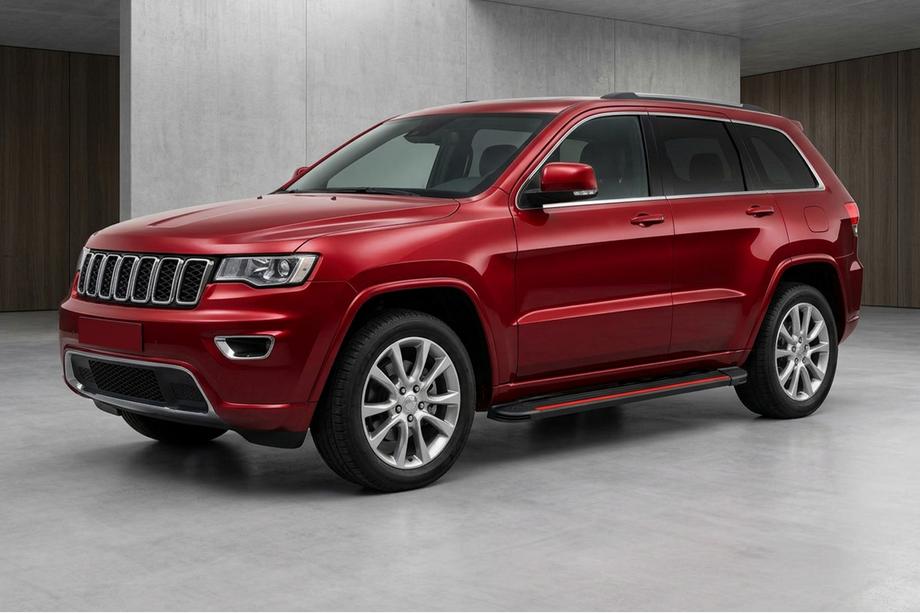 Jeep Grand Cherokee WK2 2010–2021 Side steps Maya Red (2 stuks, aluminium) Foto 1