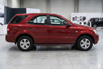 Kia Sorento I BL 2002–2009 Side steps Maya Red (2 stuks, aluminium) foto 1