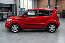 Kia Soul I 2008–2013 Side steps Maya Red (2 stuks, aluminium) foto 1
