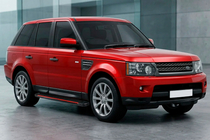 Range Rover Sport 2005–2013 Side steps Maya Red (2 stuks, aluminium) foto 1