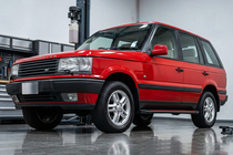 Range Rover II P38A 1997–2002 Side steps Maya Red (2 stuks, aluminium) foto 1