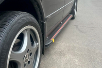 Mercedes Vito W638 1996–2003 Side steps Maya Red (2 stuks, aluminium) foto 2