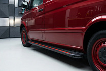 Mercedes Vito/V-klasse W447 2014– Maya Red-Black side steps (2 stuks, aluminium) Extra lang (ExtraLong) foto 1