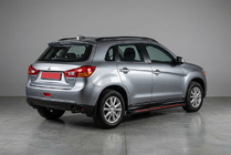 Mitsubishi ASX 2010–2023 Side steps Maya Red (2 stuks, aluminium) foto 1