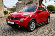 Nissan Juke 2010–2019 Side steps Maya Red (2 stuks, aluminium) foto 1