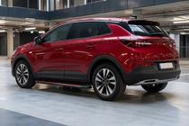 Opel Grandland X 2017– Side steps Maya Red (2 stuks, aluminium) foto 1