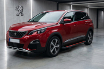 Peugeot 5008 2016–2023 Side steps Maya Red (2 stuks, aluminium) foto 1