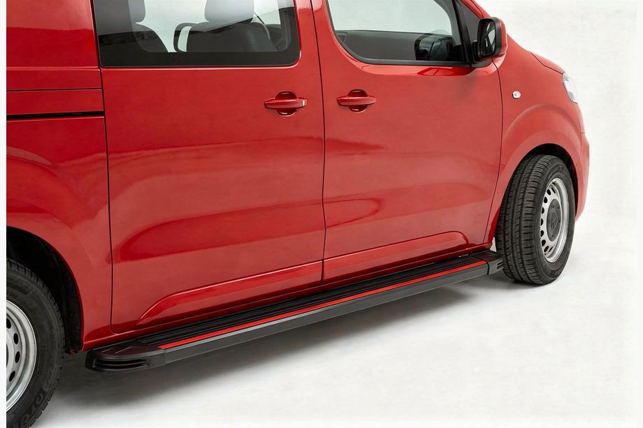Peugeot Traveller 2017– Side steps Maya Red (2 stuks, aluminium) Image