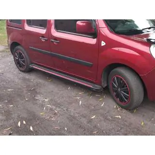 Side steps Maya Red (2 stuks, aluminium) foto 1