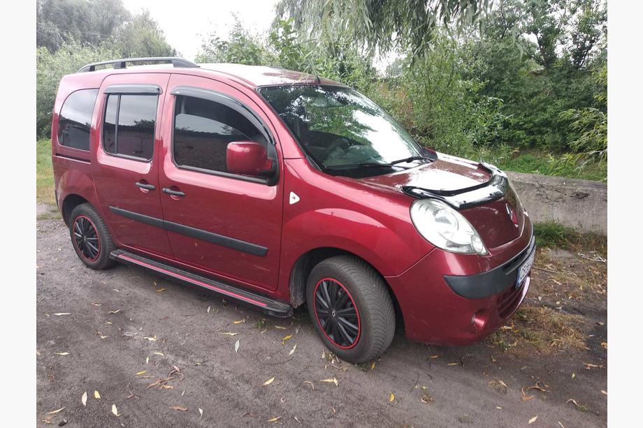 Renault Kangoo 2008–2020 Side steps Maya Red (2 stuks, aluminium) Foto 2