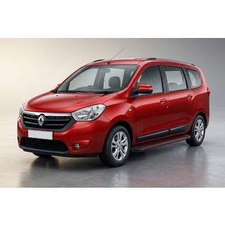 Side steps Maya Red (2 stuks, aluminium) Renault Lodgy 2013–2022 foto 1