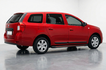 Renault Logan MCV 2013–2022 Side steps Maya Red (2 stuks, aluminium) foto 1