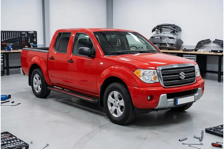 Suzuki Equator 2009– Side steps Maya Red (2 stuks, aluminium) Image