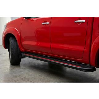 Side steps Maya Red (2 stuks, aluminium) Toyota Hilux 2006–2015 foto 1