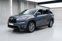 Toyota Highlander 2013–2019 Side steps Maya Red (2 stuks, aluminium) foto 1
