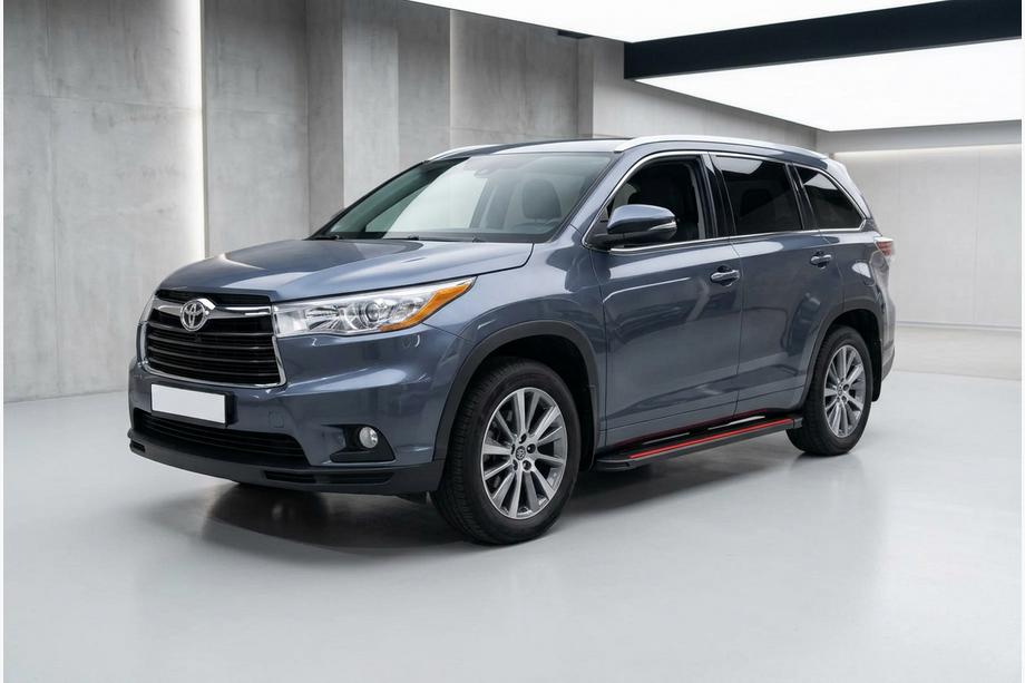 Toyota Highlander 2013–2019 Side steps Maya Red (2 stuks, aluminium) Image