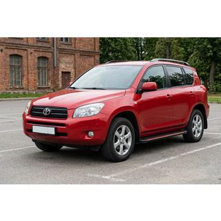 Side steps Maya Red (2 stuks, aluminium) Toyota Rav 4 2006–2013 foto 1
