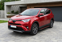 Toyota Rav 4 2013–2018 Side steps Maya Red (2 stuks, aluminium) foto 1