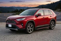 Toyota Rav 4 2019–2025 Side steps Maya Red (2 stuks, aluminium) foto 1