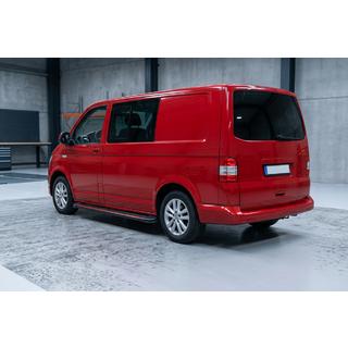 Side steps Maya Red (2 stuks, aluminium) Volkswagen T6 2015–2024 foto 1