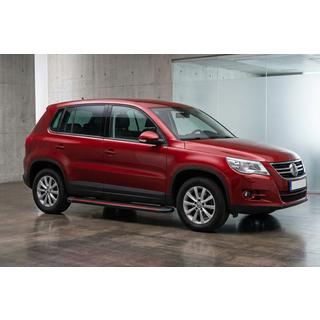Side steps Maya Red (2 stuks, aluminium) Volkswagen Tiguan 2007–2016 foto 1