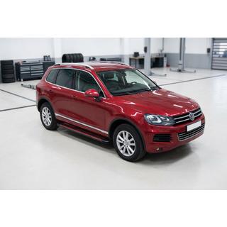 Side steps Maya Red (2 stuks, aluminium) Volkswagen Touareg 2010–2018 foto 1
