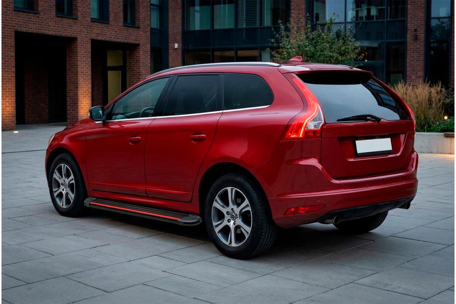 Volvo XC60 2009–2017 Side steps Maya Red (2 stuks, aluminium) Image