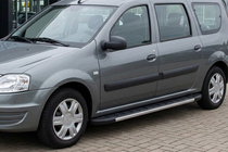 Lada Largus 2012– Duru zijtreden (set van 2, aluminium) foto 1