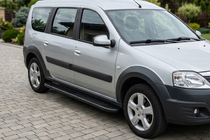 Lada Largus 2012– Bosphorus Black side steps (2 stuks, aluminium) foto 1