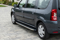Lada Largus 2012– BlackLine side steps (2 stuks, aluminium) foto 1