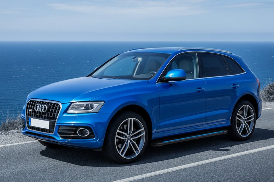 Audi Q5 2008–2017 Maya Blue sidesteps (2 stuks, aluminium) Image