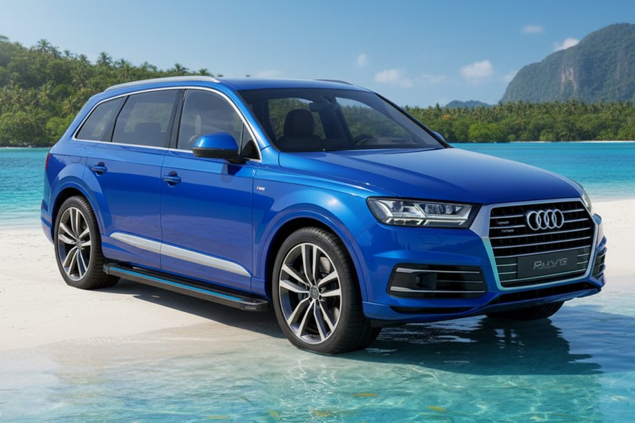 Audi Q7 2015–2026 Maya Blue sidesteps (2 stuks, aluminium) Image