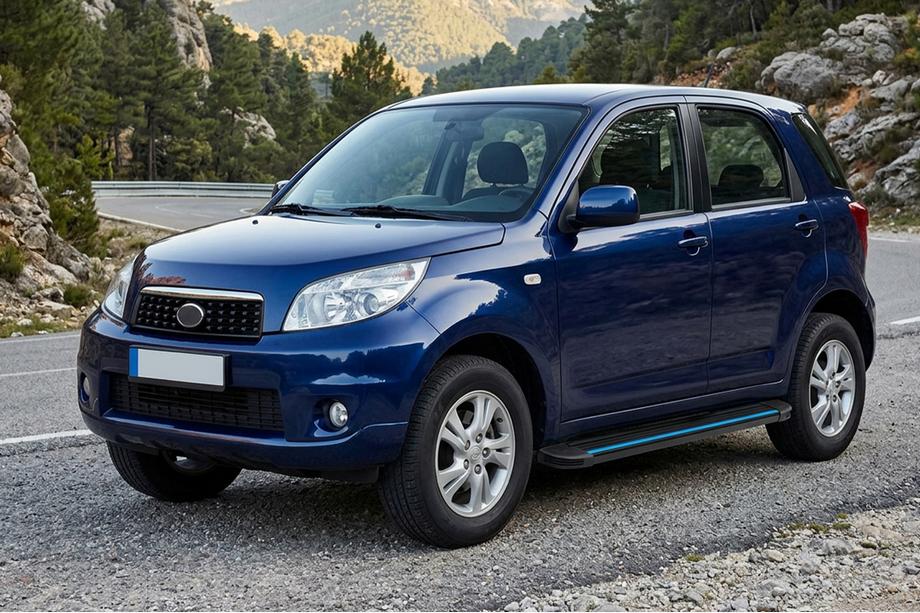 Daihatsu Terios 2006–2017 Maya Blue sidesteps (2 stuks, aluminium) Image