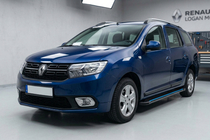 Dacia Logan MCV 2013–2020 Maya Blue sidesteps (2 stuks, aluminium) foto 1