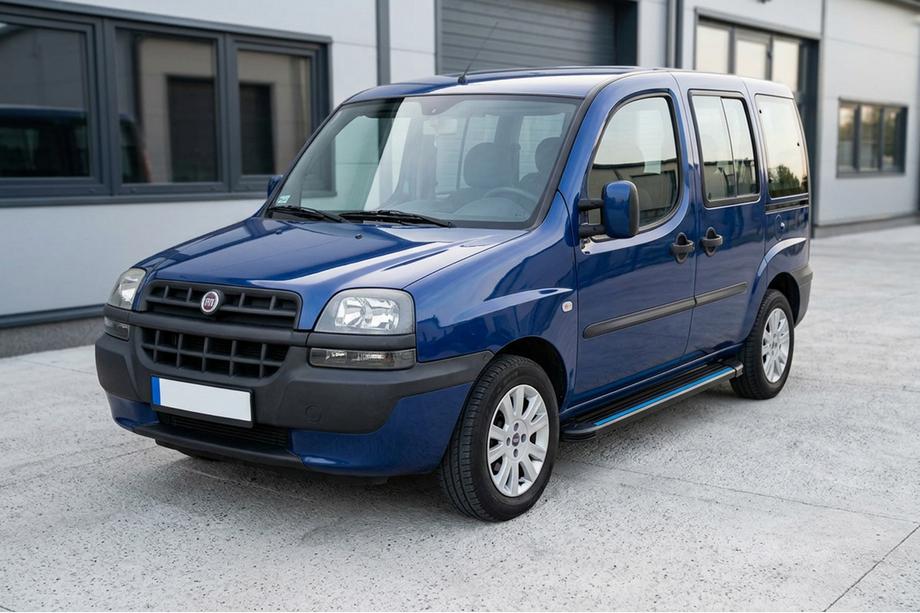 Fiat Doblo I 2001–2005 Maya Blue sidesteps (2 stuks, aluminium) Image