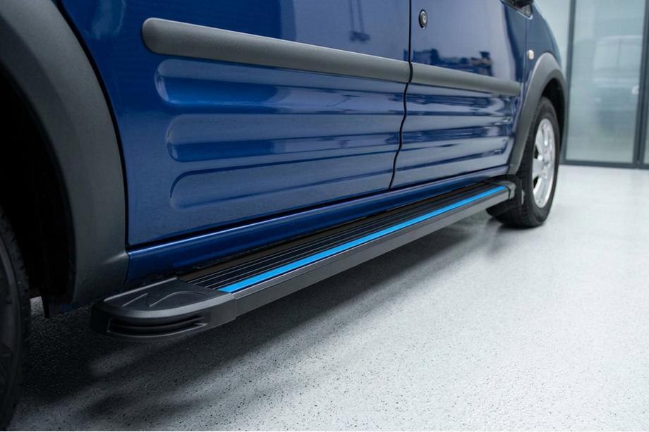 Ford Connect 2010–2013 Maya Blue sidesteps (2 stuks, aluminium) Image