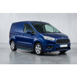 Maya Blue sidesteps (2 stuks, aluminium) Ford Courier 2014–2023 foto 1