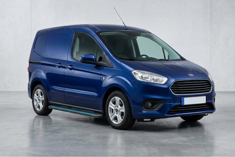 Ford Courier 2014–2023 Maya Blue sidesteps (2 stuks, aluminium) Foto 1