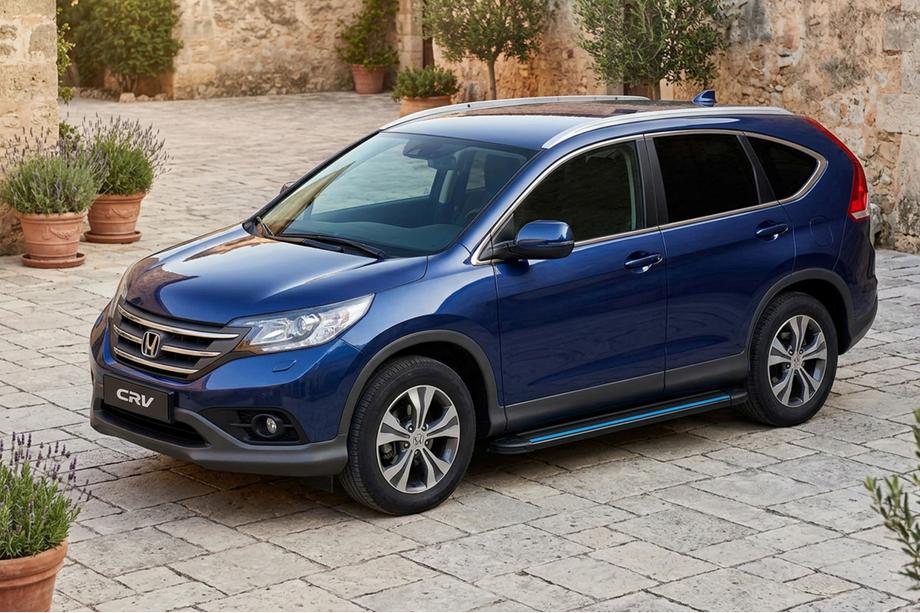 Honda CRV 2012–2016 Maya Blue sidesteps (2 stuks, aluminium) Image