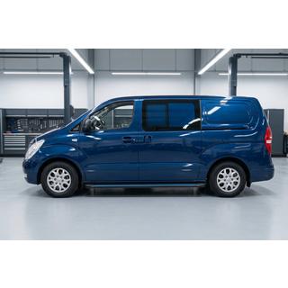 Maya Blue sidesteps (2 stuks, aluminium) Hyundai H300, H1, Starex 2008–2020 foto 1