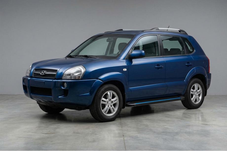 Hyundai Tucson JM 2004– Maya Blue sidesteps (2 stuks, aluminium) Image