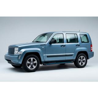Maya Blue sidesteps (2 stuks, aluminium) Jeep Cherokee/Liberty 2007–2013 foto 1