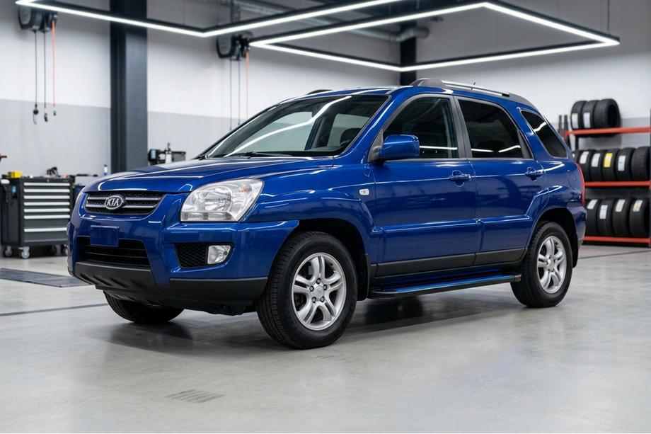 Kia Sportage 2004–2010 Maya Blue sidesteps (2 stuks, aluminium) Image