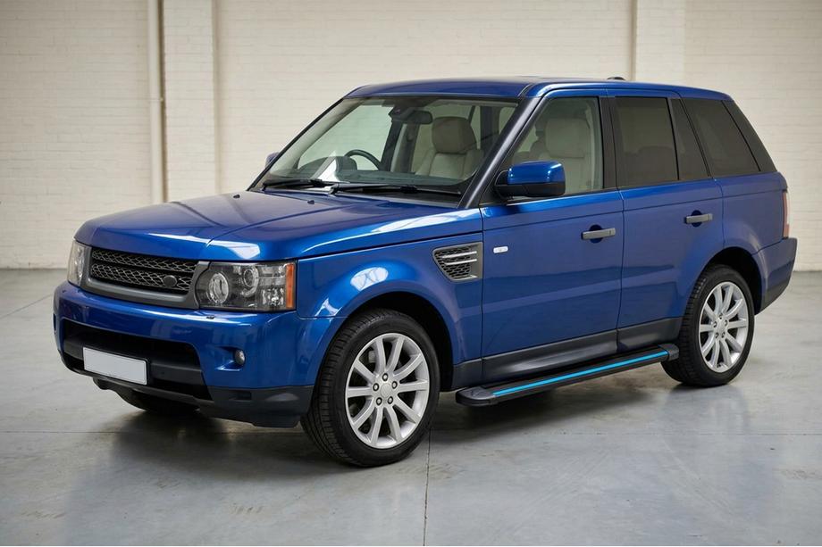 Range Rover Sport 2005–2013 Maya Blue sidesteps (2 stuks, aluminium) Image