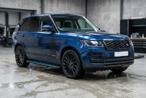 Range Rover IV L405 2013–2021 Maya Blue sidesteps (2 stuks, aluminium) foto 1