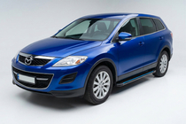 Mazda CX-9 2007–2016 Maya Blue sidesteps (2 stuks, aluminium) foto 1