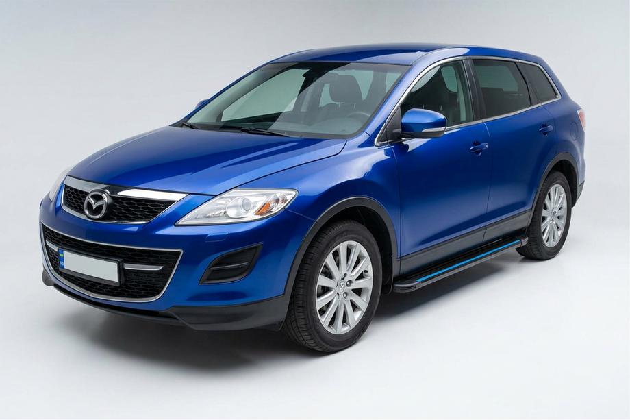 Mazda CX-9 2007–2016 Maya Blue sidesteps (2 stuks, aluminium) Image