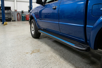 Mazda BT-50 2007–2012 Maya Blue sidesteps (2 stuks, aluminium) foto 1
